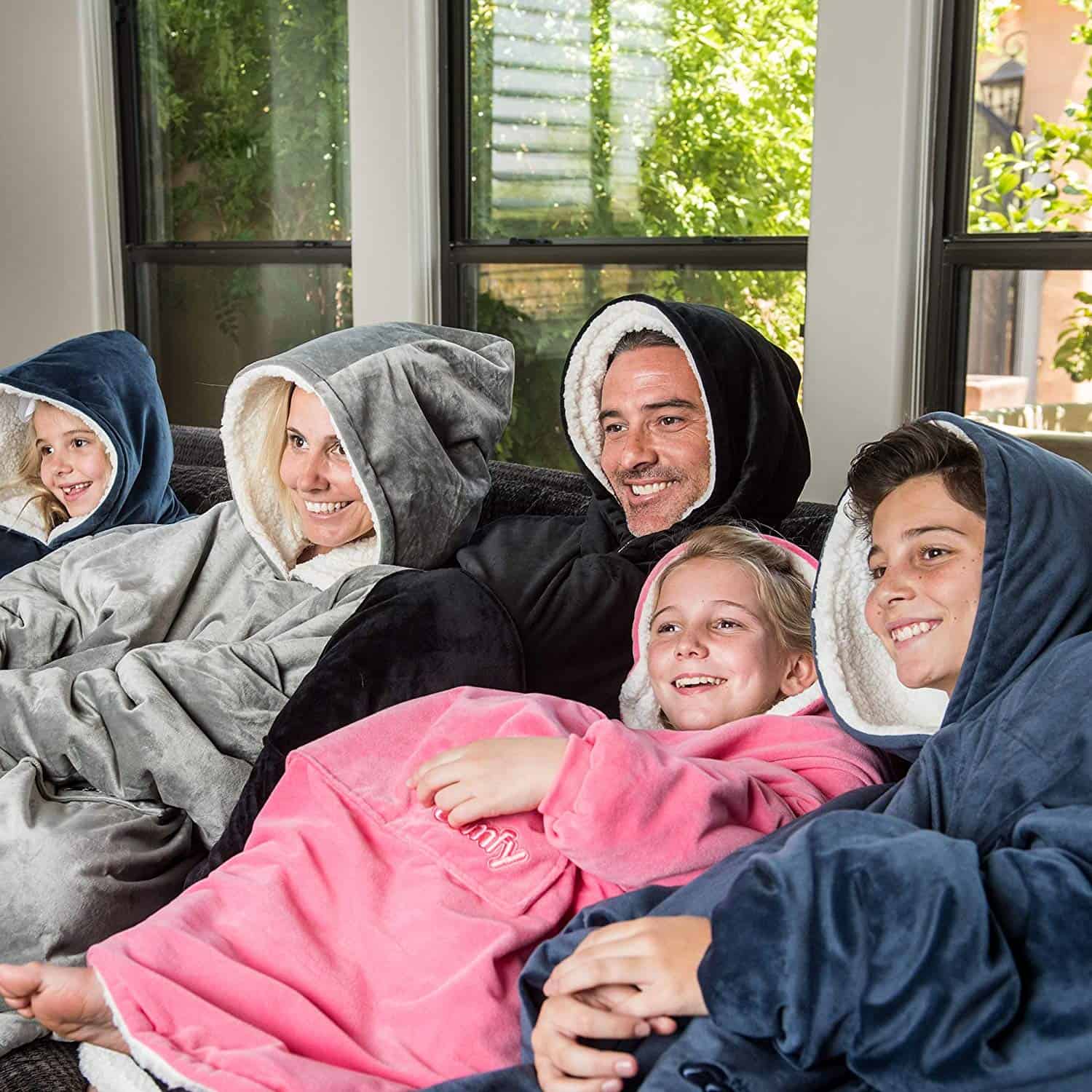 cosy hoodie blanket