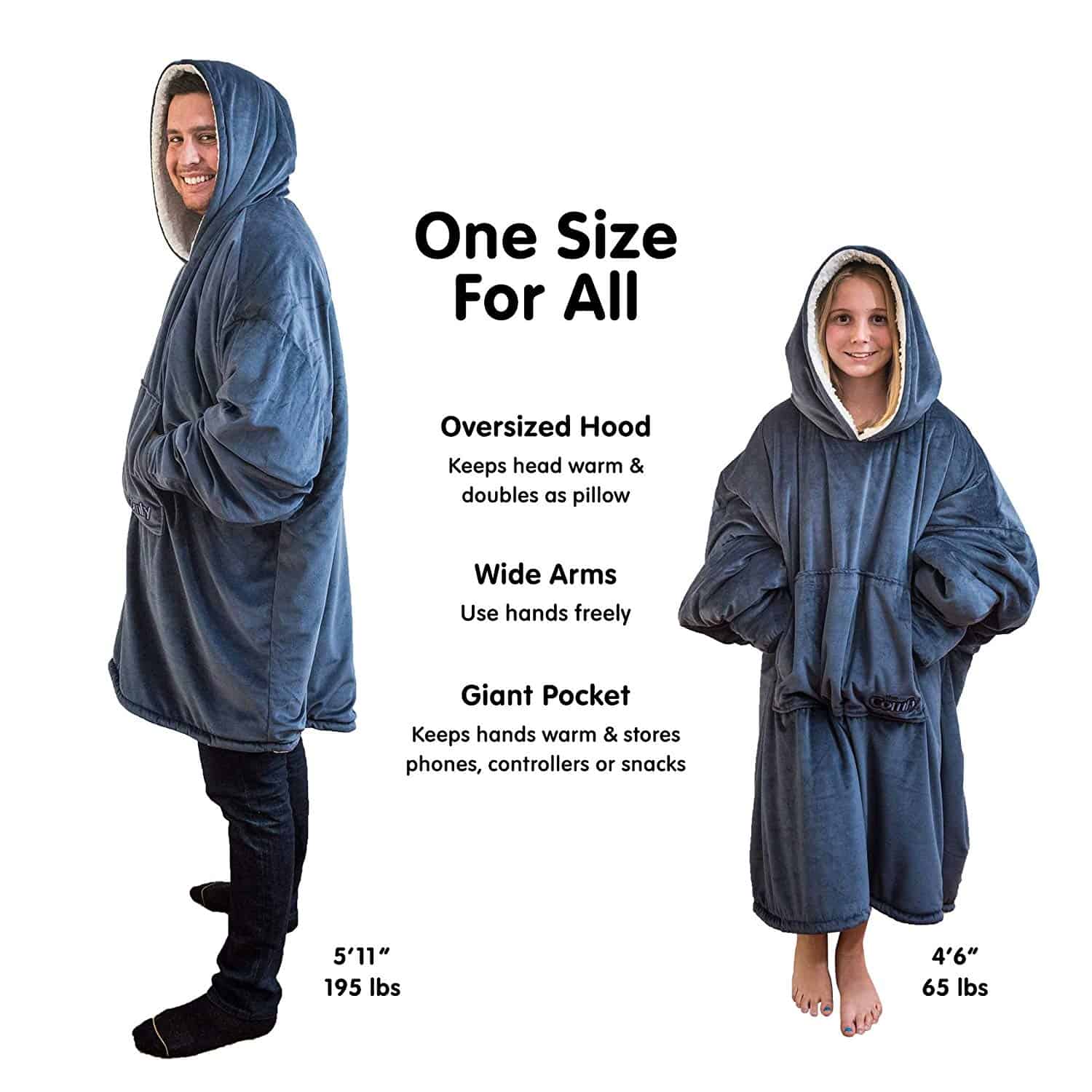 large hoodie blanket